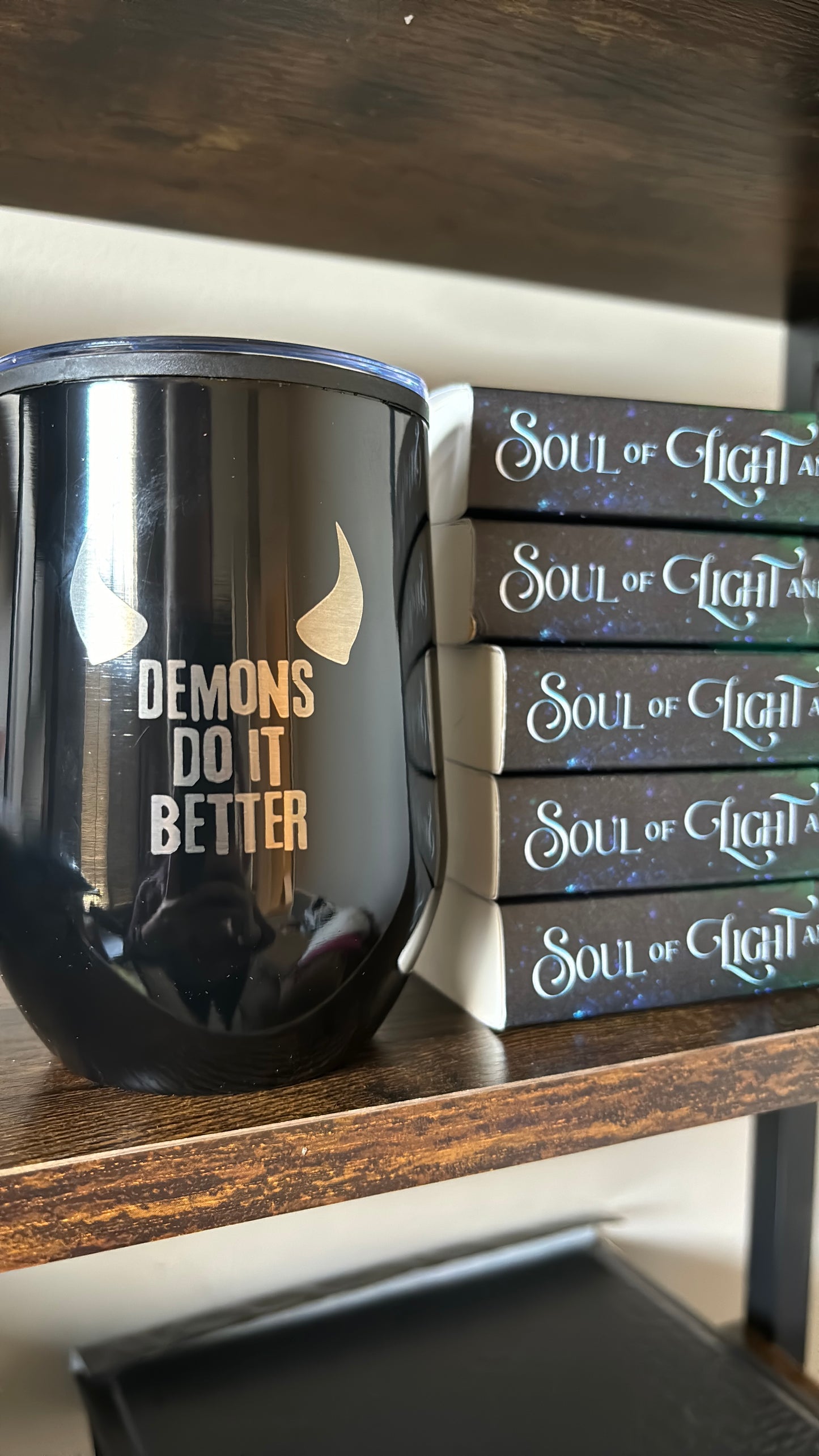 Demons Do It Better Wine Tumbler