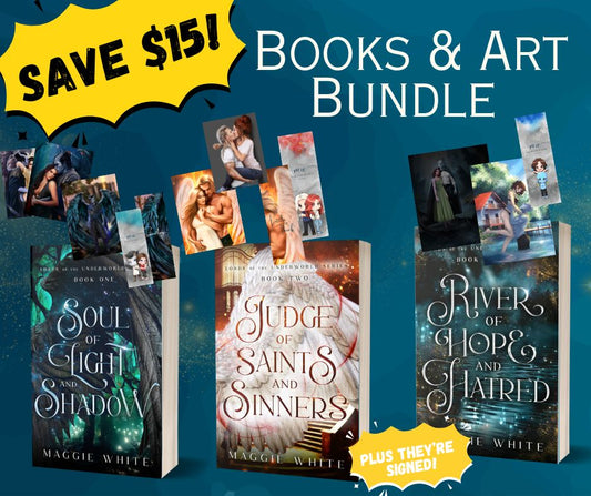 Lords of the Underworld Paperback + Art Book Bundle